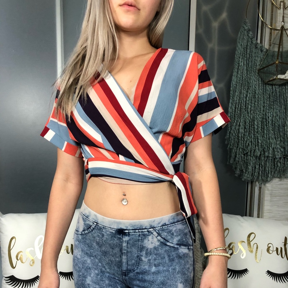 Stripped crop top